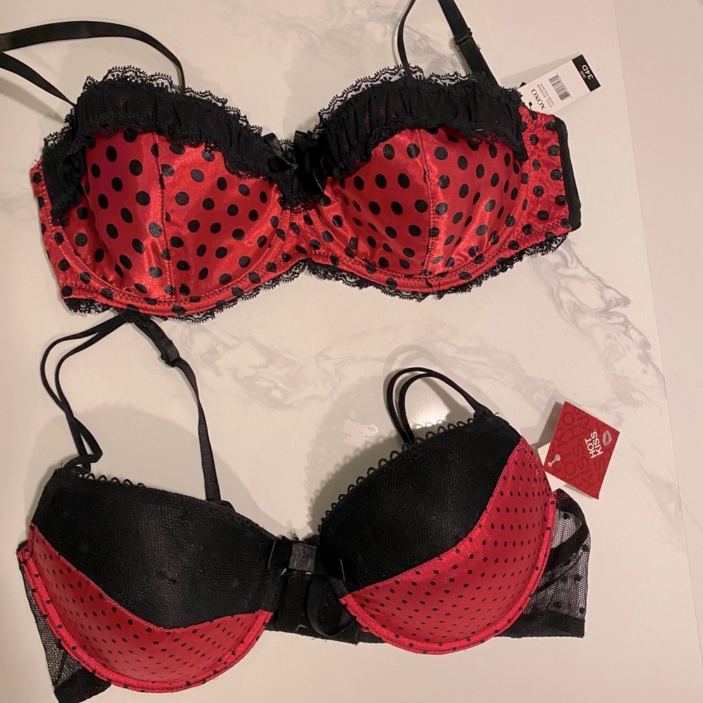 New Pink and black lingerie. Never been worn!